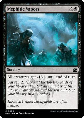 Magic: The Gathering - Ravnica Remastered - Mephitic Vapors - Common - Normal