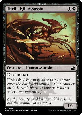 Magic: The Gathering - Ravnica Remastered - Thrill-Kill Assassin - Normal - Anime Card Craze
