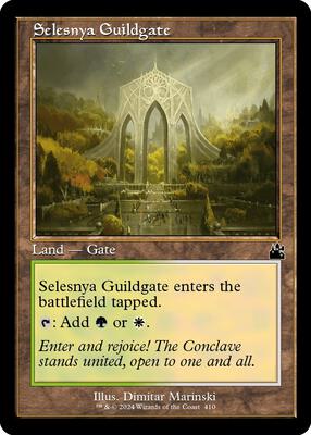 Magic: The Gathering - Ravnica Remastered - Selesnya Guildgate (Retro Frame) - Normal - Anime Card Craze