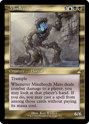 Magic: The Gathering - Ravnica Remastered - Mindleech Mass (Retro Frame) - Rare - Normal