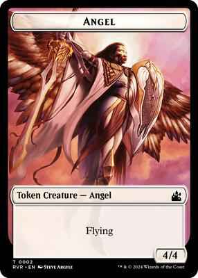 Magic: The Gathering - Ravnica Remastered - Angel Token (0002) - 2 - Normal
