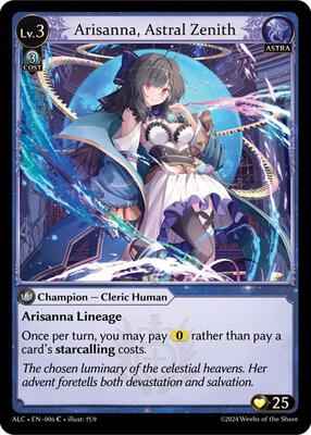 Grand Archive TCG - Alchemical Revolution - Arisanna, Astral Zenith - 6 - Normal