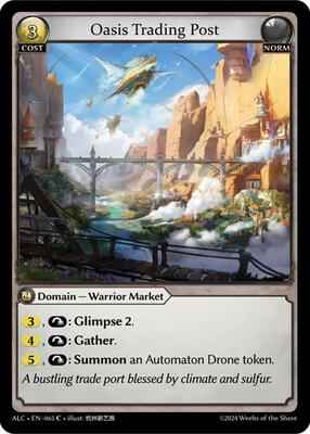 Grand Archive TCG - Alchemical Revolution - Oasis Trading Post - 65 - Normal