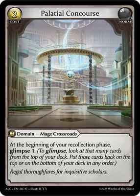Grand Archive TCG - Alchemical Revolution - Palatial Concourse - 67 - Normal