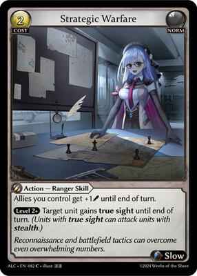 Grand Archive TCG - Alchemical Revolution - Strategic Warfare - 82 - Normal