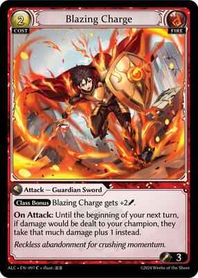 Grand Archive TCG - Alchemical Revolution - Blazing Charge - 97 - Normal