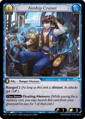Grand Archive TCG - Alchemical Revolution - Airship Cruiser - 121 - Normal