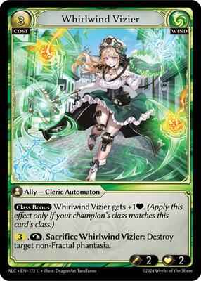 Grand Archive TCG - Alchemical Revolution - Whirlwind Vizier - 172 - Normal