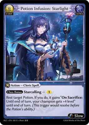 Grand Archive TCG - Alchemical Revolution - Potion Infusion: Starlight - 185 - Normal