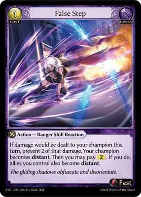 Grand Archive TCG - Alchemical Revolution - False Step - 206 - Normal
