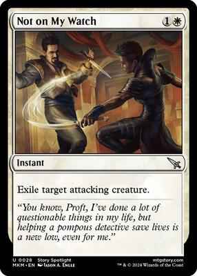Magic: The Gathering - Murders at Karlov Manor - Not on my Watch - Foil