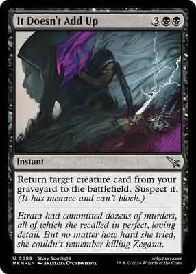 Magic: The Gathering - Murders at Karlov Manor - It Doesn't Add Up - Normal