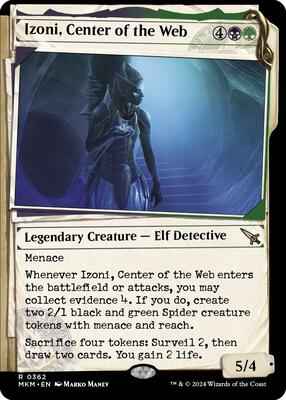 Magic: The Gathering - Murders at Karlov Manor - Izoni, Center of the Web (Showcase) - Foil