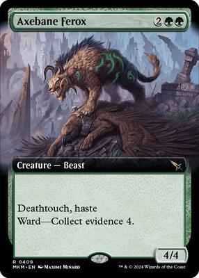 Magic: The Gathering - Murders at Karlov Manor - Axebane Ferox (Extended Art) - Normal