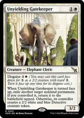Magic: The Gathering - Murders at Karlov Manor - Unyielding Gatekeeper - Normal