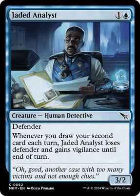 Magic: The Gathering - Murders at Karlov Manor - Jaded Analyst - Foil