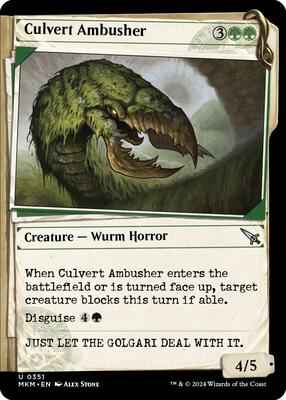Magic: The Gathering - Murders at Karlov Manor - Culvert Ambusher (Showcase) - Foil