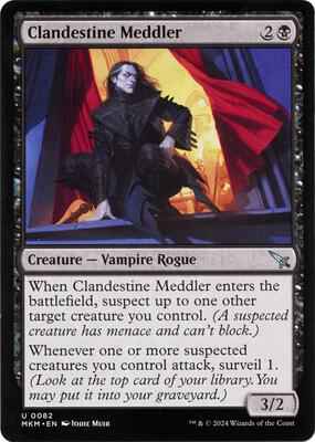 Magic: The Gathering - Murders at Karlov Manor - Clandestine Meddler (a) - Normal