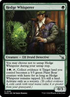 Magic: The Gathering - Murders at Karlov Manor - Hedge Whisperer - Foil