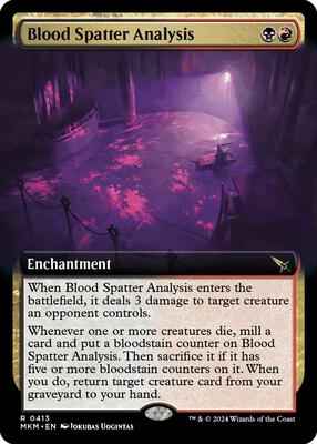 Magic: The Gathering - Murders at Karlov Manor - Blood Spatter Analysis (Extended Art) - Normal