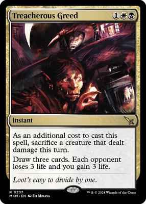 Magic: The Gathering - Murders at Karlov Manor - Treacherous Greed - Normal