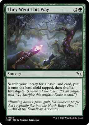 Magic: The Gathering - Murders at Karlov Manor - They Went This Way - Foil
