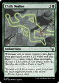 Magic: The Gathering - Murders at Karlov Manor - Chalk Outline (FRENCH) - Normal