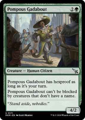 Magic: The Gathering - Murders at Karlov Manor - Pompous Gadabout - Normal