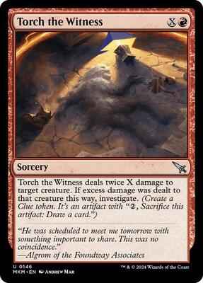 Magic: The Gathering - Murders at Karlov Manor - Torch the Witness (a) - Foil