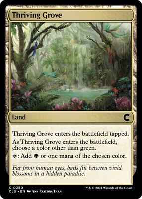 Magic: The Gathering - Ravnica: Clue Edition - Thriving Grove - Normal