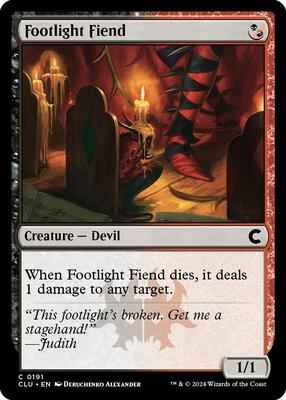 Magic: The Gathering - Ravnica: Clue Edition - Footlight Fiend - Normal