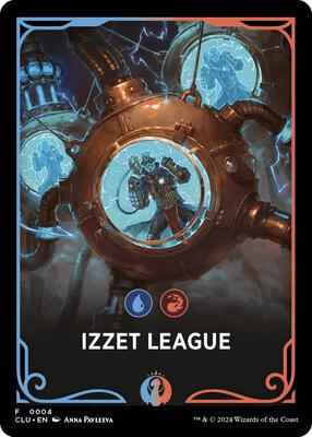 Magic: The Gathering - Ravnica: Clue Edition - Izzet League Theme Card - Normal