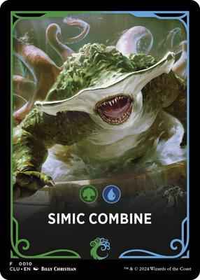 Magic: The Gathering - Ravnica: Clue Edition - Simic Combine Theme Card - Normal