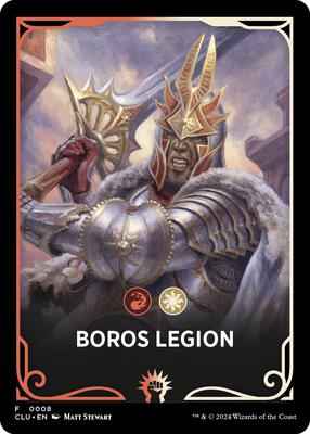 Magic: The Gathering - Ravnica: Clue Edition - Boros Legion Theme Card - Normal