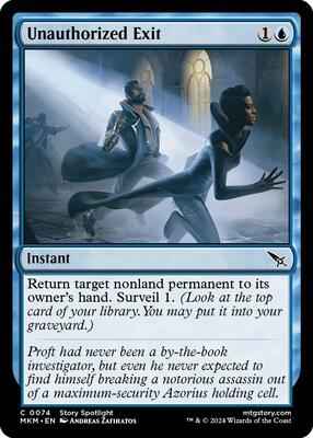 Magic: The Gathering - Murders at Karlov Manor - Unauthorized Exit - Normal