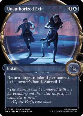 Magic: The Gathering - Murders at Karlov Manor - Unauthorized Exit (Showcase) - Foil