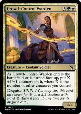 Magic: The Gathering - Murders at Karlov Manor - Crowd-Control Warden - Normal