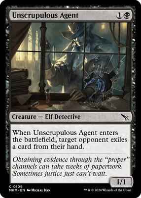 Magic: The Gathering - Murders at Karlov Manor - Unscrupulous Agent - Foil