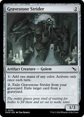 Magic: The Gathering - Murders at Karlov Manor - Gravestone Strider - Normal