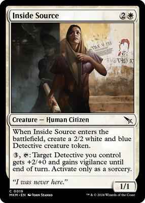 Magic: The Gathering - Murders at Karlov Manor - Inside Source - Foil