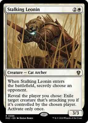 Magic: The Gathering - Commander: Murders at Karlov Manor - Stalking Leonin - Normal