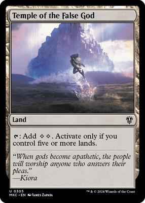 Magic: The Gathering - Commander: Murders at Karlov Manor - Temple of the False God - Normal