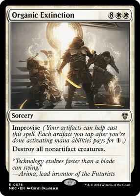 Magic: The Gathering - Commander: Murders at Karlov Manor - Organic Extinction - Rare – 76 - Normal