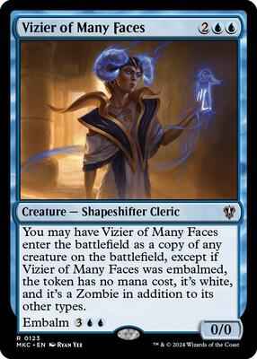Magic: The Gathering - Commander: Murders at Karlov Manor - Vizier of Many Faces - Normal