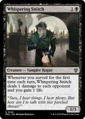 Magic: The Gathering - Commander: Murders at Karlov Manor - Whispering Snitch - Normal