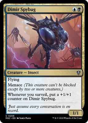 Magic: The Gathering - Commander: Murders at Karlov Manor - Dimir Spybug - Normal