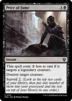 Magic: The Gathering - Commander: Murders at Karlov Manor - Price of Fame - Normal