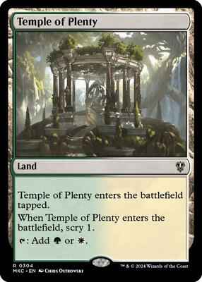 Magic: The Gathering - Commander: Murders at Karlov Manor - Temple of Plenty - Normal