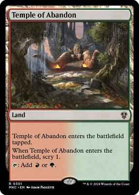 Magic: The Gathering - Commander: Murders at Karlov Manor - Temple of Abandon - Normal