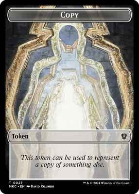 Magic: The Gathering - Commander: Murders at Karlov Manor - Copy // Zombie Double-Sided Token - Normal
